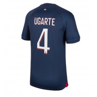 Pánský Fotbalový dres Paris Saint-Germain Manuel Ugarte #4 2023-24 Domácí Krátký Rukáv